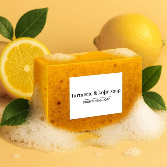 Hand made Turmeric and Lemon Kojic Acid Soap