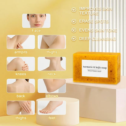 Hand made Turmeric and Lemon Kojic Acid Soap