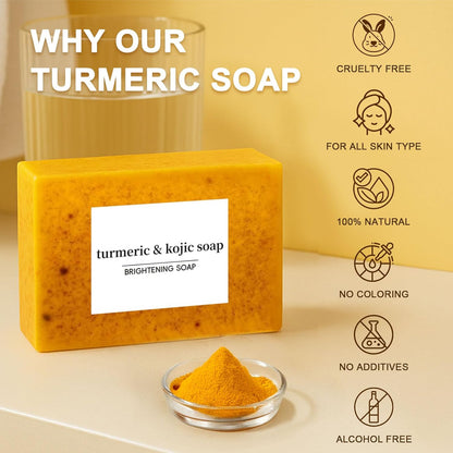 Hand made Turmeric and Lemon Kojic Acid Soap