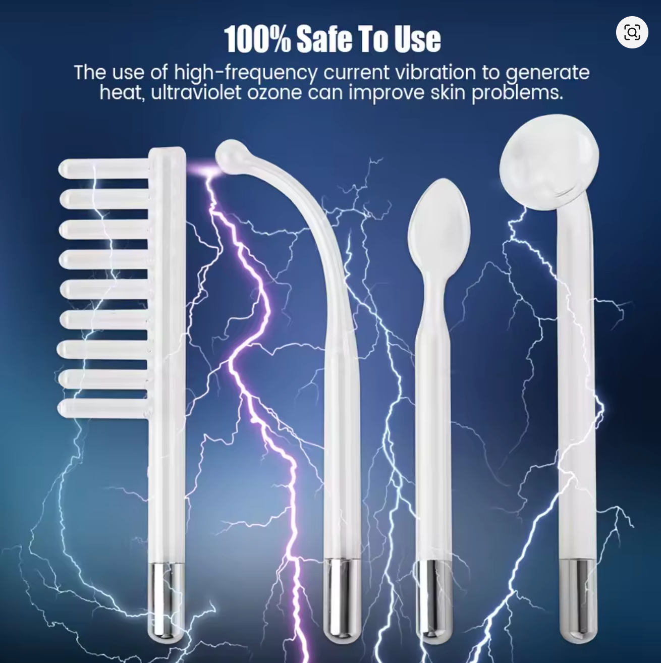 High-Frequency Facial Wand