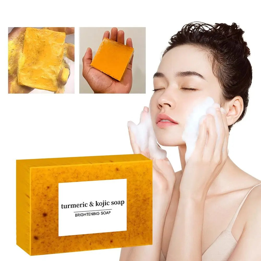 Hand made Turmeric and Lemon Kojic Acid Soap
