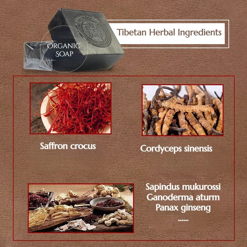 Tibetan Ancient Handmade Black Soap