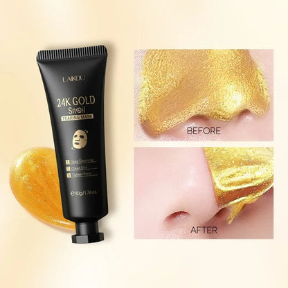LAIKOU 24K Gold Sakura Peeling Face Mask