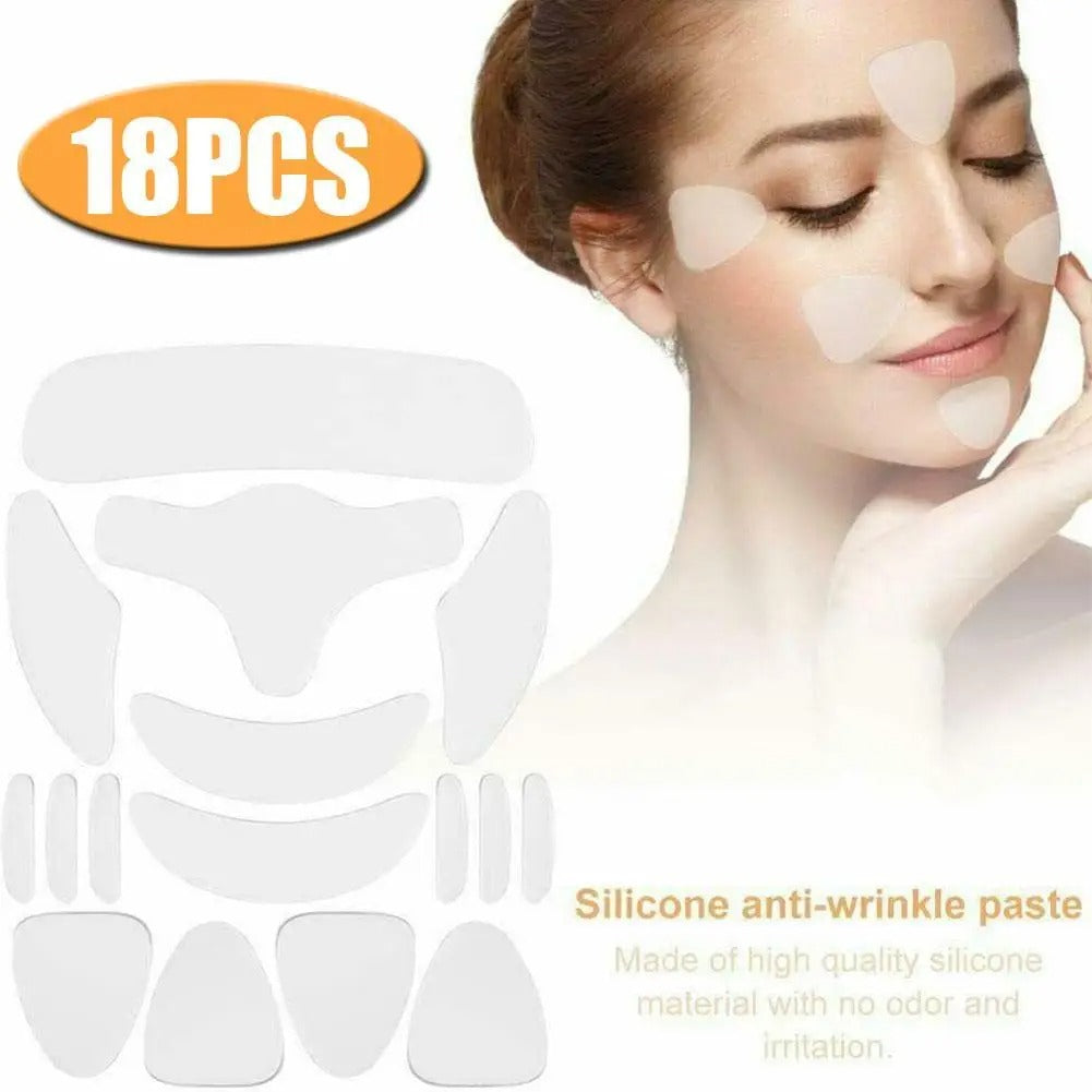 18/16/7  Pcs Anti Wrinkle Sticker Silicone Reusable