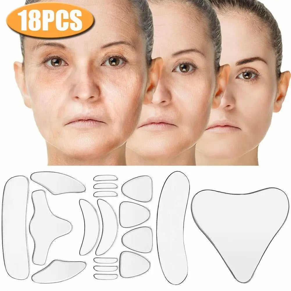 18/16/7  Pcs Anti Wrinkle Sticker Silicone Reusable