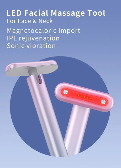 Microcurrent Eye Massager LED facial massage tool