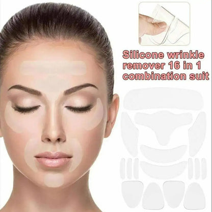 18/16/7  Pcs Anti Wrinkle Sticker Silicone Reusable