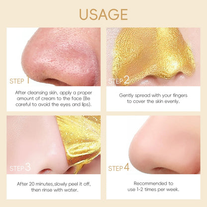 LAIKOU 24K Gold Sakura Peeling Face Mask