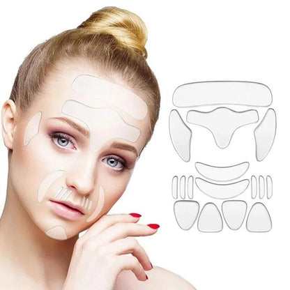 18/16/7  Pcs Anti Wrinkle Sticker Silicone Reusable